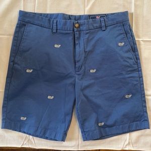 Vineyard Vines Logo Embroidered Shorts